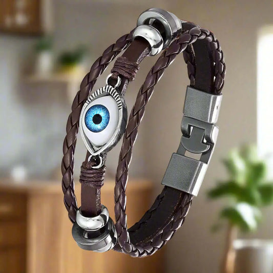 Multi-Layer Blue Eye Bracelet - 4OEBP - 4OEBP