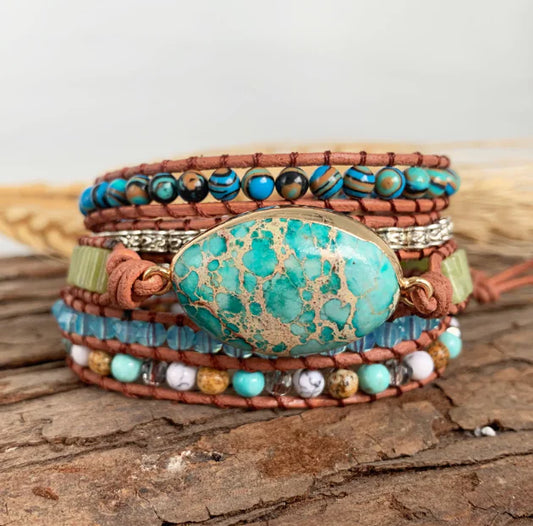 4OEBP - Hand-Woven Multi-Layer Winding Bracelet