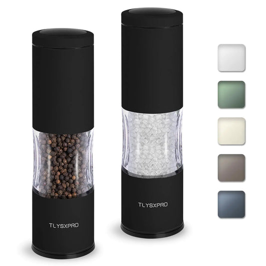 Salt and Pepper Grinder Set with Adjustable Coarseness - 4OEBP - 4OEBP