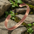 MagnetRX® Magnetic Copper Bracelet Cuff – Elegant Pure Copper Bangle – Unisex Magnetic Copper Bracelets for Men & Women (Large)- 4OEBP - 4OEBP