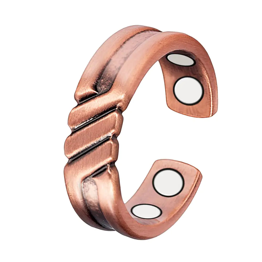 Copper Flex Magnetic Unisex Rings - 4OEBP - 4OEBP