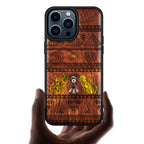 Carveit Designer Wooden Protective Case for iPhone 15 Pro Max - 4OEBP - 4OEBP