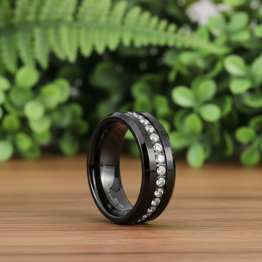 King Will Tungsten Carbide Wedding Band for Men - 8mm