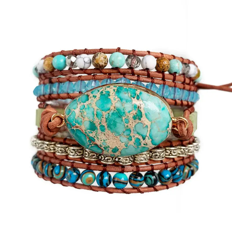 Hand-Woven Multi-Layer Winding Bracelet - 4OEBP - 4OEBP