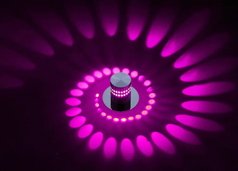 Modern LED Color-Changing Corridor Wall Light Fixture - 4OEBP - 4OEBP