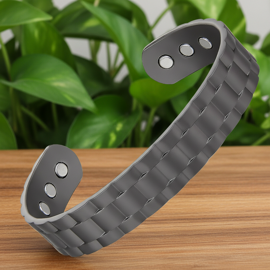 MagEnergy Copper Bracelet for Men 99.9% Pure Copper Bracelet for Men with 6pcs 3500 Gauss Magnets Adjustable Bracelets Jewelry Gift - 4OEBP - 4OEBP