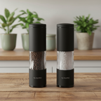 Salt and Pepper Grinder Set with Adjustable Coarseness - 4OEBP - 4OEBP