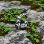 Chic Thai Silver Headset Ring - 4OEBP - 4OEBP