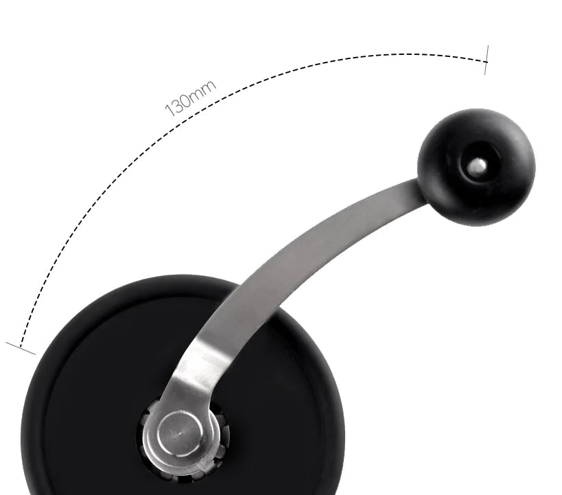 Sleek Ceramic Handheld Coffee Mill - 4OEBP - 4OEBP