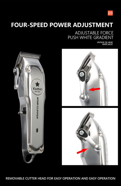 Stylish Men's Precision Hair Trimmer - 4OEBP