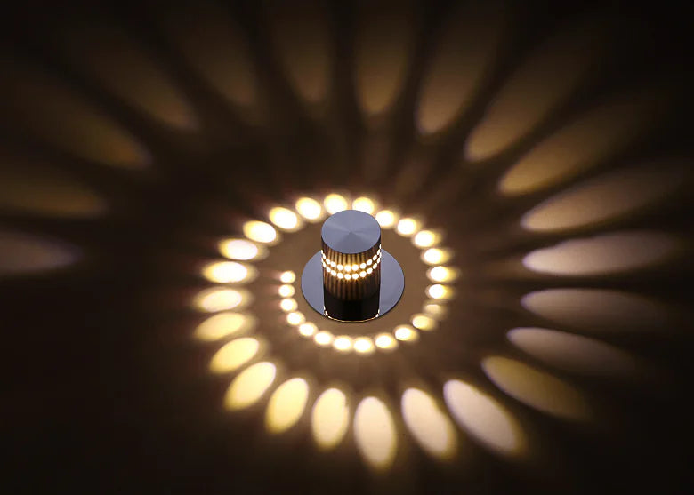 Modern LED Color-Changing Corridor Wall Light Fixture - 4OEBP - 4OEBP