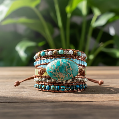 4OEBP - Hand-Woven Multi-Layer Winding Bracelet