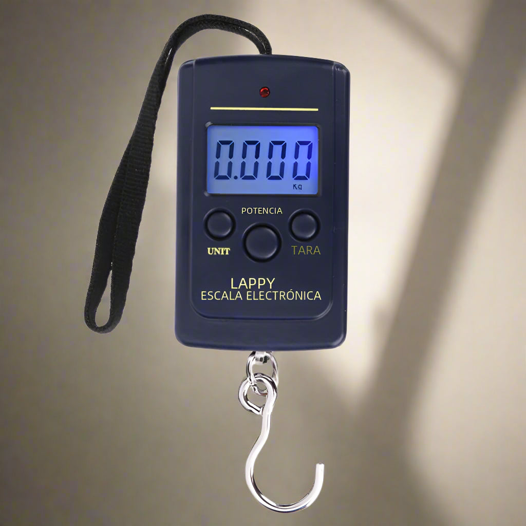 4OEBP - Portable 40KG Luggage Scale with Hook for Fishing