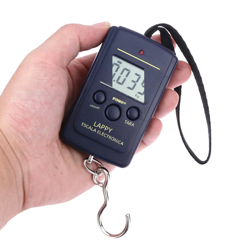 Portable 40KG Luggage Scale with Hook for Fishing - 4OEBP - 4OEBP