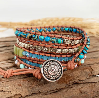 4OEBP - Hand-Woven Multi-Layer Winding Bracelet