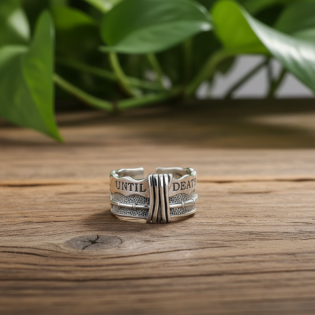 S925 Silver Vintage-Styled Ring - 4OEBP