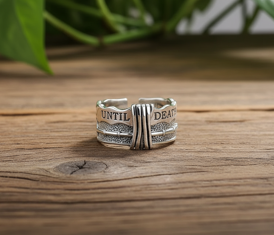 S925 Silver Vintage-Styled Ring - 4OEBP