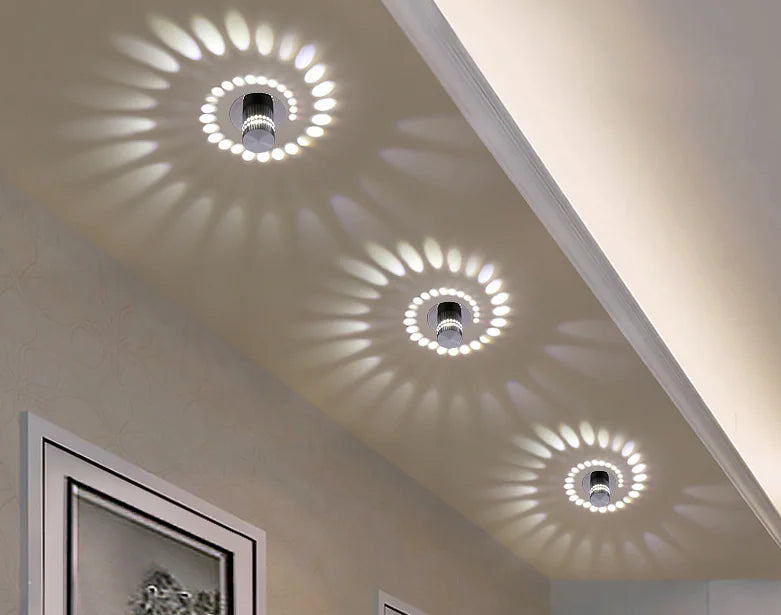 Modern LED Color-Changing Corridor Wall Light Fixture - 4OEBP - 4OEBP