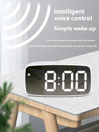 LED Mirror Alarm Clock - 4OEBP - 4OEBP